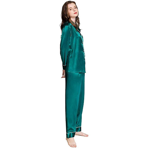 Women's Affordable Silk Pajamas Set