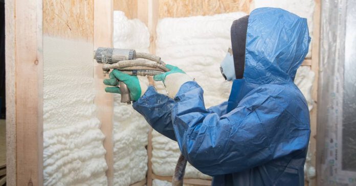 Insulation with Spray Foam