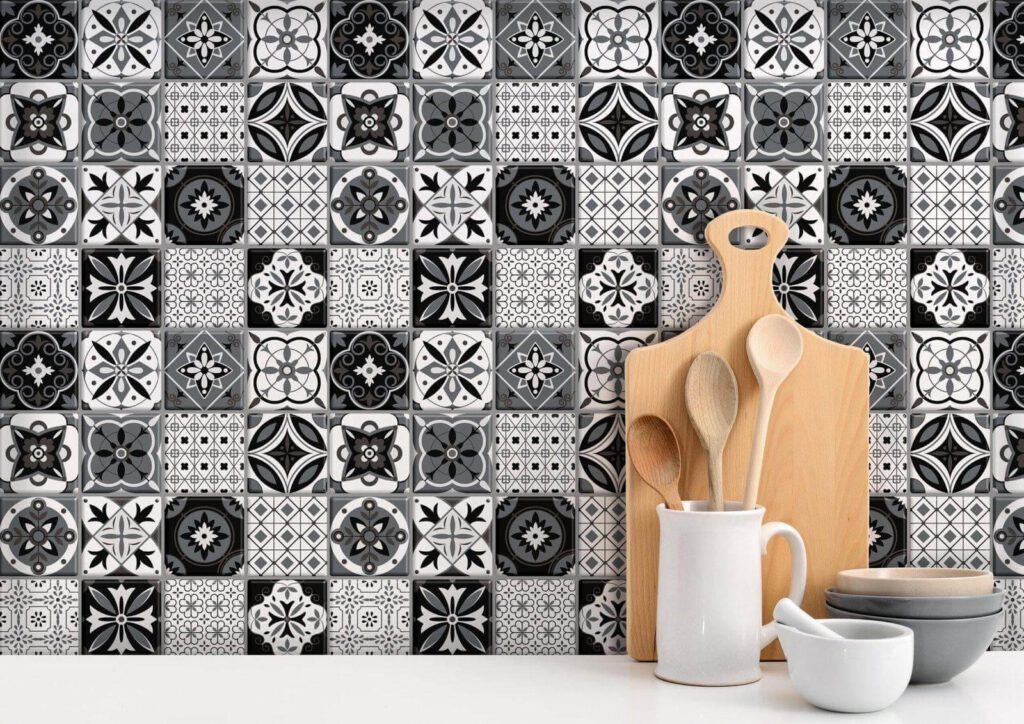 Timeless Sophistication: The Allure of Peel and Stick Black Tiles in ...