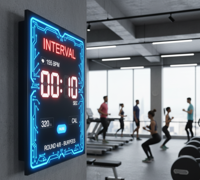 image Maximizing HIIT Sessions with Precise Gym Workout Timers on Your Workout Screens
